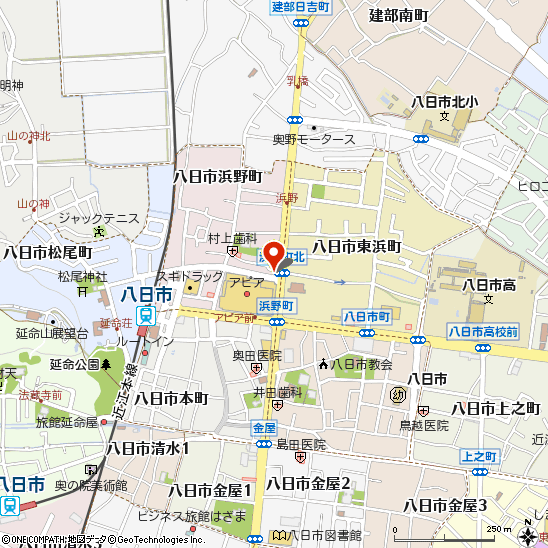 ミスタータイヤマン カワシマ付近の地図